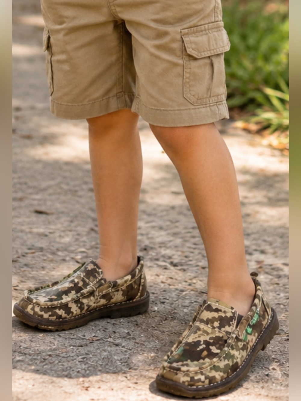 Sanuk Kids Camo Slip-On Shoes Toddler Boy Size 10 Lightweight Comfort